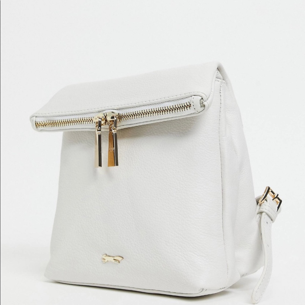 Paul Costello brand new backpack purse NWOT. Gold chains for backpack straps.